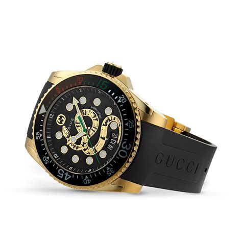 gucci sports watch diving|gucci dive watch 45mm snake.